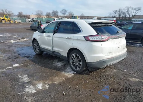 2015 Ford Edge Titanium z USA, uszkodzony, nr VIN 2FMPK4K95FBB19287
